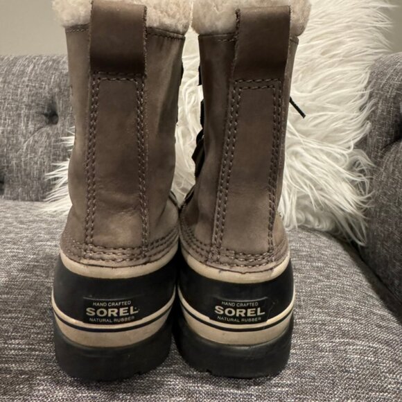 Sorel Caribou Winter Boots | Waterproof Suede & Nylon | Women’s Size 7 | EUC - Picture 5 of 10